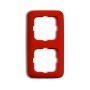 Busch-Jäger cover frame, 2x frame red 1725-0-1082