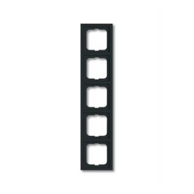 Busch-Jäger future® cadre de couverture linéaire, 5x cadre anthracite 1754-0-4244