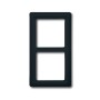 Busch-Jäger cover frame, 2x frame anthracite 1730-0-0233