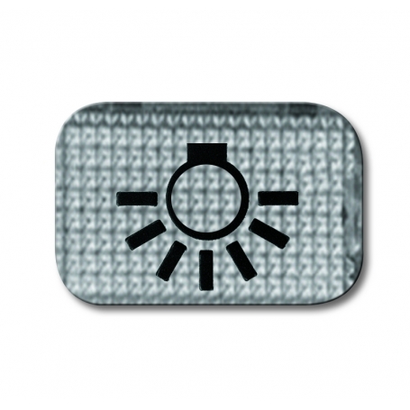 Symbole de bouton Busch-Jäger, transparent, cristal clair "Light" 1714-0-0211