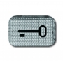 Busch-Jäger button symbol, transparent, clear key 1714-0-0237