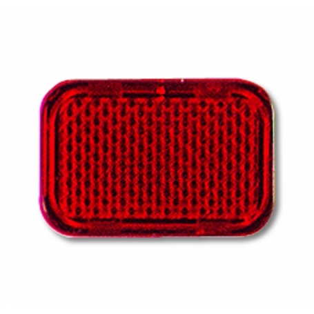 Symbole de bouton Busch-Jäger, transparent, rouge transparent 1714-0-0245