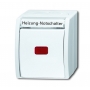 Busch-Jäger Wippcontrol switch/heating emergency switch, switch off, 2pin alpinwhite 1085-0-1623