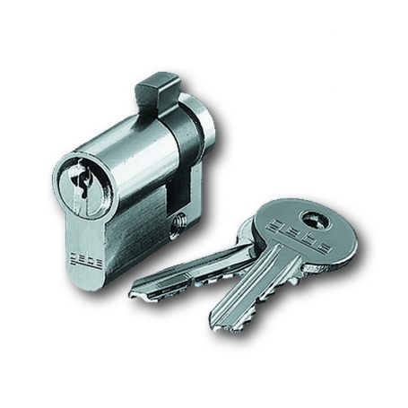 Demi-cylindre profilé Busch-Jäger DIN, claveté individuel, avec 3 clés 0470-0-0013