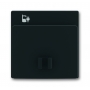Busch-Jäger központi lemez fekete matt 6400-0-0028