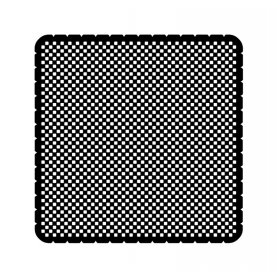Busch lovec, vzorec luknje, kvadratni kovinski 1714-0-0301