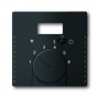 Busch-Jäger centrálny disk, čierny mat pre regulátor teploty miestnosti 1710-0-3908