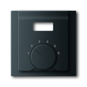 Busch-Jäger pokrovna ploča, za sobni termostat crno mat 1710-0-3916