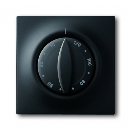 Busch-Jäger središnji disk, s rotirajućom ručkom, utisnut mat crnom bojom 1753-0-0150