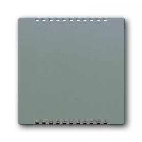 Plaque de recouvrement Busch-Jäger, pour la section réfrigérateur, gris métallique 6599-0-2940