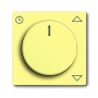 Busch-Jäger central disc, with knob yellow 6430-0-0361