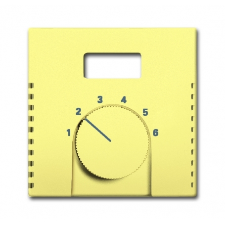 Busch-Jäger centrálny disk, pre regulátor teploty miestnosti žltý 1710-0-3829