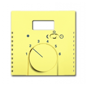 Busch-Jäger central disc, for room temperature regulator yellow 1710-0-3830