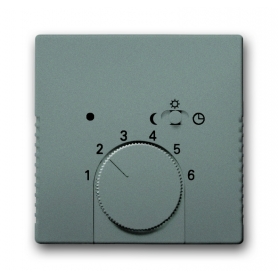 Busch-Jäger központi lemez, szobahőmérséklet-szabályozó szürkemetallic 1710-0-3848