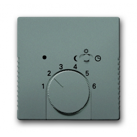 Busch lovec osrednja plošča, za temperaturni regulator prostora graumetallic 1710-0-3848