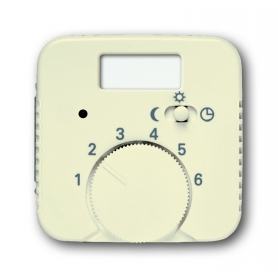 Busch-Jäger központi lemez, szobahőmérséklet-vezérlő fehér 1710-0-3709