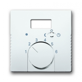 Plaque de recouvrement Busch-Jäger, pour régulateur de température ambiante studio blanc 1710-0-3725