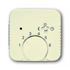 Busch-Jäger központi lemez, szobahőmérséklet-vezérlő fehér 1710-0-3555