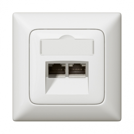 Legrand 776758 pokrivač RJ 45 RUTENBECK CREO ultra svijetlo