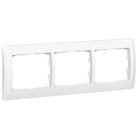 Legrand 771003 Cadre 3x Galea horizontal ultra blanc