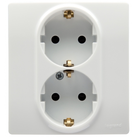 Legrand 664543 Niloe 2in1 socket SL with expansion claws ultrawhite