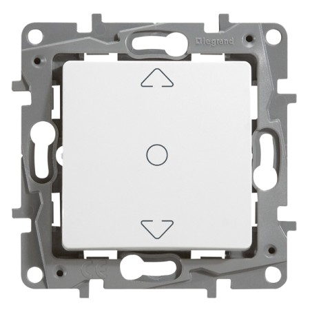 Legrand 664711 Διακόπτης για περσίδες χωρίς άγκιστρα, λευκό