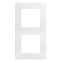 Legrand 665002 Πλαίσιο Niloe διπλό, εξαιρετικά λευκό