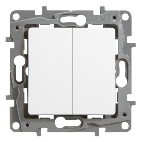 Legrand 664502 Διπλός διακόπτης 10AX, λευκός