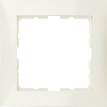 Berker 10118982 S1 rám 1x krém biely lesk