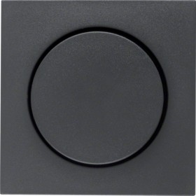 Berker 11371606 S1/B.x Central piece for rotating dimmer anthracite matt