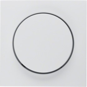 Berker 11371909 S1/B.x Central piece for rotating dimmer polarwhite matt