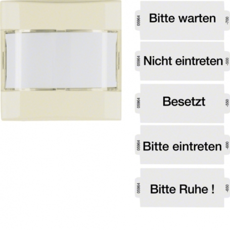 Berker 13458982 S1 svetlobni signal z LED kremno svetlobo