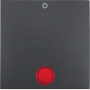 Berker 16241606 S1/B.x rocker con lente roja, antracita matt