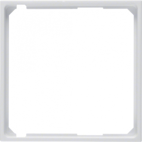 Berker 11098989 S1/B.x Bague intermédiaire blanc blanc brillant