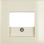 Berker 10338912 S1 Central piece for TAE and UAE AnschluSchuko sockets GA, cream white glossy