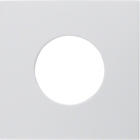 Berker 112489 S1/B.x Középső darab a szonda és a fény jele E10, poláris fehér fényes