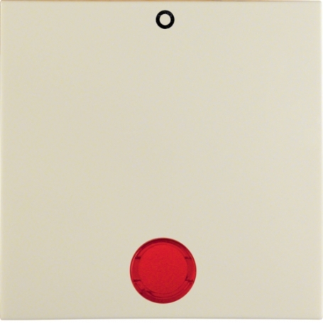 Berker 16248982 S1 rocker s červeným objektívom krém biely lesk