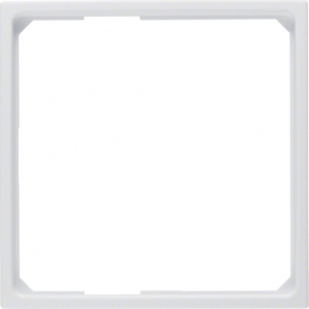 Berker 11091919 S1/B.x Intermediate ring for central piece 50x50mm polar white matt