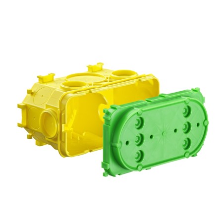 Kaiser 1269-40  Betonbau, Doppel-Geräte- Verbindungsdose