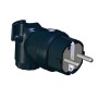 PCE 05811-S Gummi Schutzkontaktstecker abgewinkelt 16A 250V IP44 