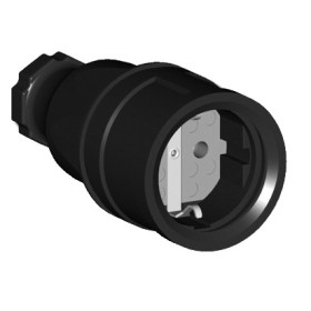 PCE 2510-S Schutzkontaktkupplung Gummi 16A IP20