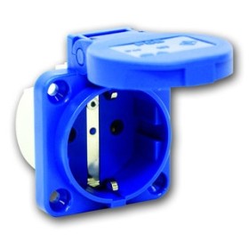 PCE 109-0B Schutzkontaktsteckdose nat 50x50 IP54 blau 
