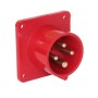 PCE 625-6 Anbaugerätestecker gerade 32A 5p 6h IP44