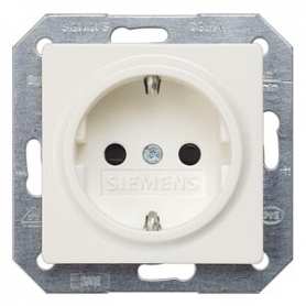 Siemens 5UB1518 socket with child protection I-Sytem titanweiss