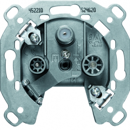 Berker 452210 Antennen-Steckdose 3Loch Einzeldose Modul-Einsätze