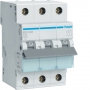Hager MCN340 LS switch 40A/3pol/C 6kA circuit breaker 3polig 6kA C-characteristics 40A 3 modules