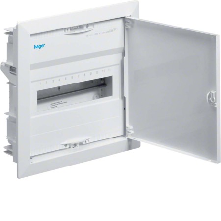 Hager VU12AT small distributor UP, Volta, 1x12(+2)TE, IP30, B335xH340xT90mm niche dimension