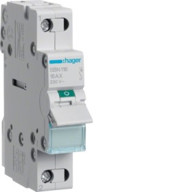 Hager SBN116 Διακόπτης 1P 16A