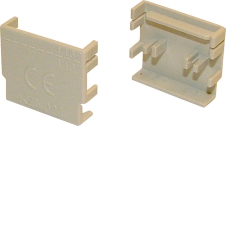 Hager KZN024 End cap for phase rail 4P