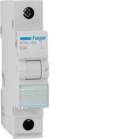 Hager KRN163 neutral conductor lead 63A, 1TE